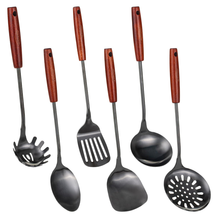 304 Stainless Steel Kitchen Utensil Sets (6 Count)