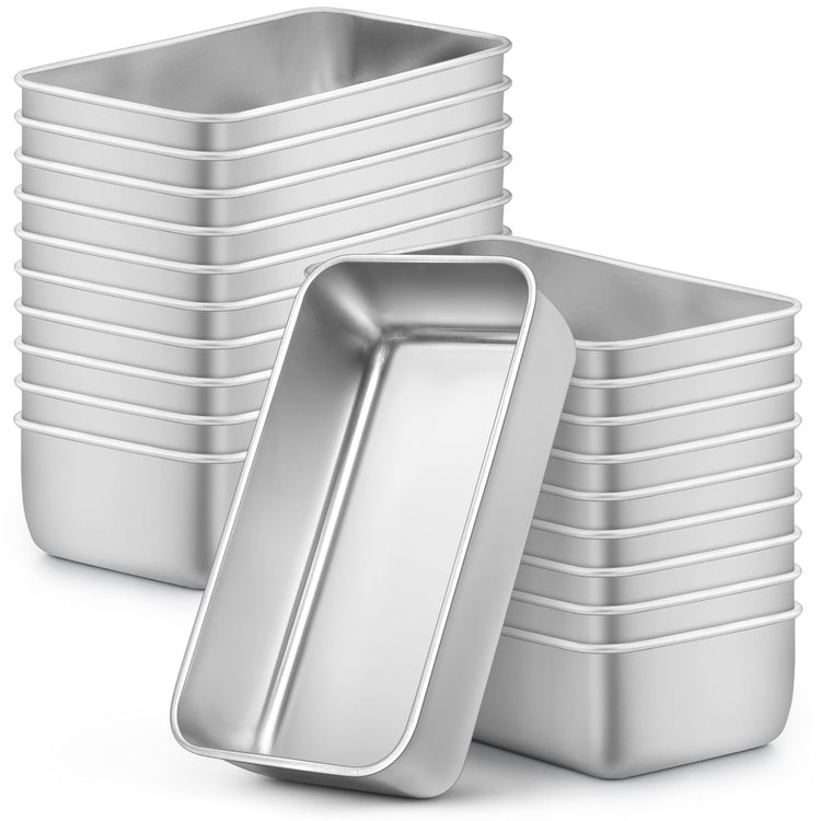 20 Pack Loaf Pans for Baking Bread (4.99 Count)