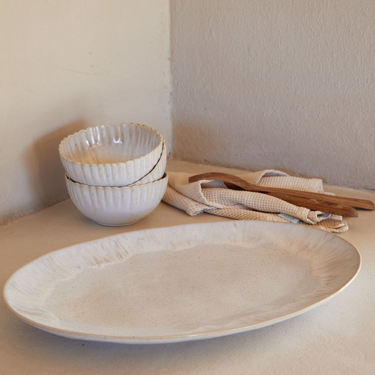 Ceramic Stoneware 18'' Oval Platter