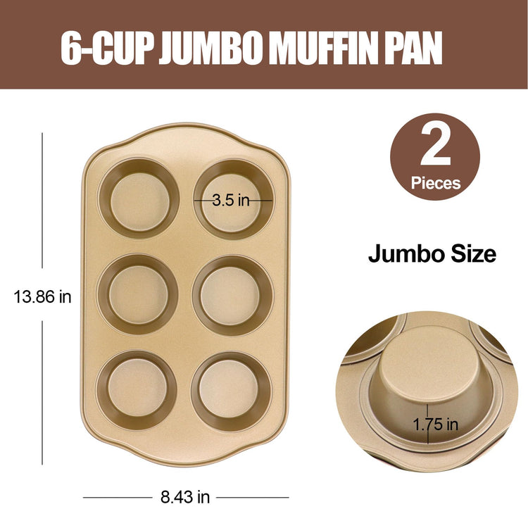 Jumbo Muffin Pan 2 Pack (2 Count)