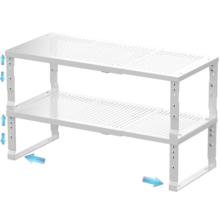 Expandable Spice Rack & Kitchen Cabinet Organizer (2 Count)