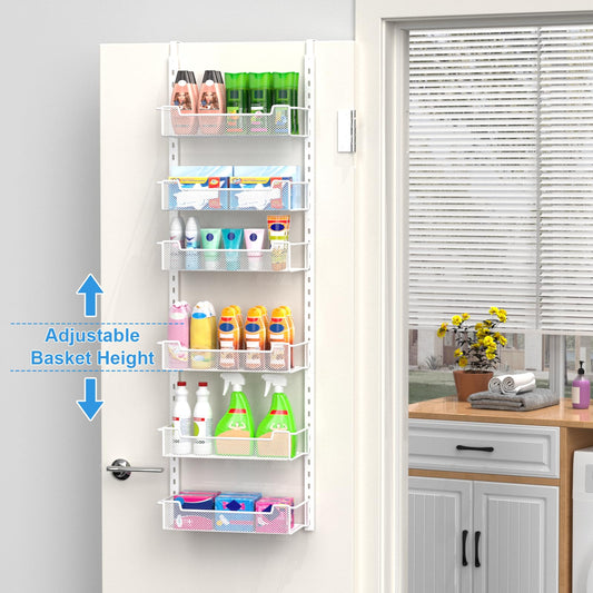 12.3" W Narrow Over the Door Pantry Organizer