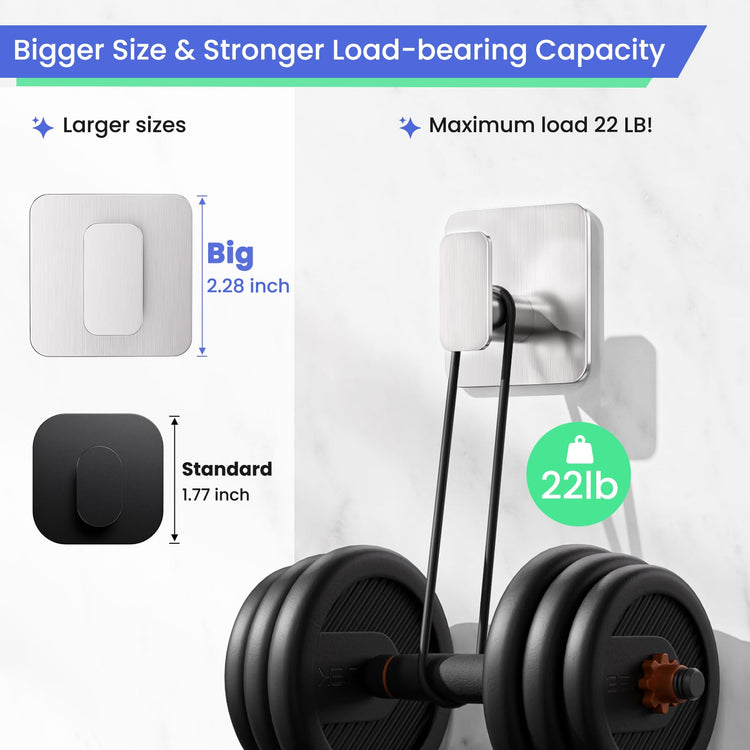 Silver Hooks for Hanging Heavy Duty