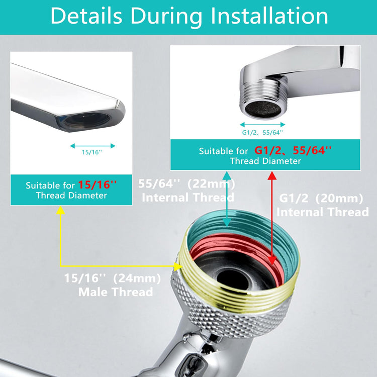 1080°Swivel Faucet Extender with Filter