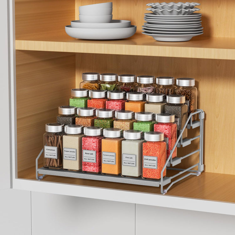 Spice Rack Organizer for Cabinet