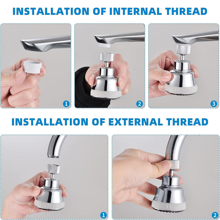 4 Spray Modes Faucet Aerator