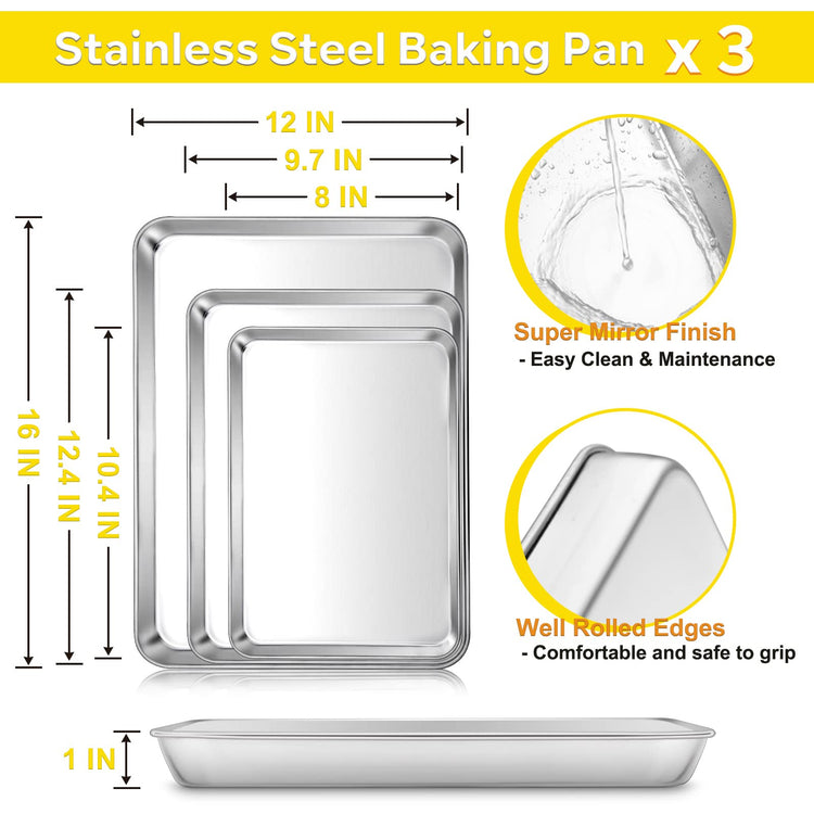 Baking Sheet Set of 3 (3 Count)