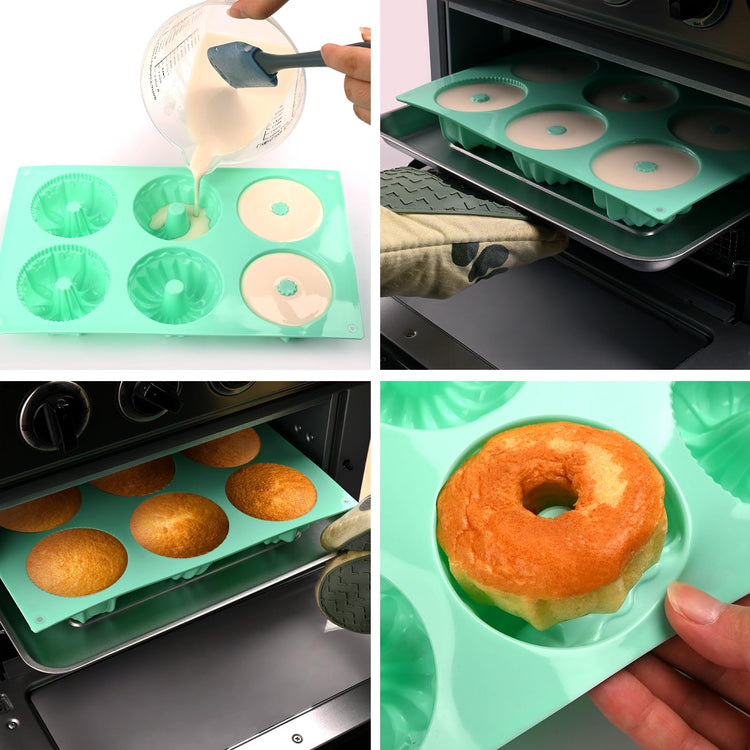 2 Pcs Mini Fluted Cake Pan (2 Count)