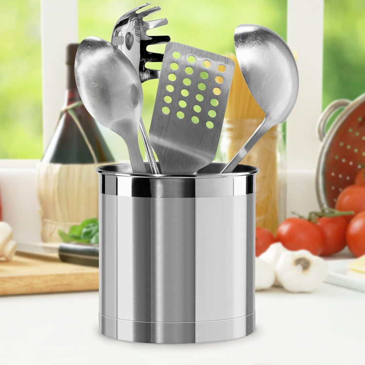 Stainless Steel Jumbo Utensil Holder