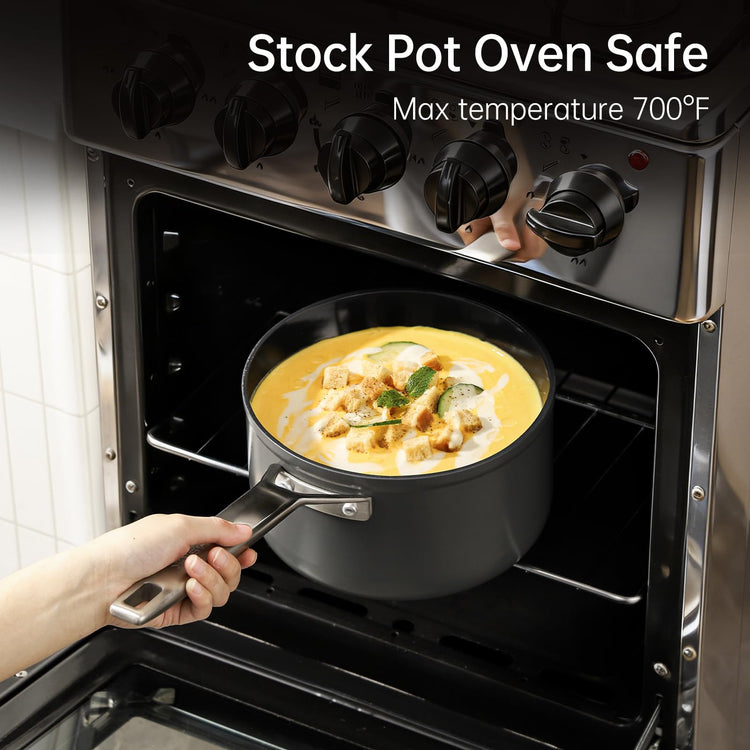 2.5 QT Nonstick Saucepan with Lid