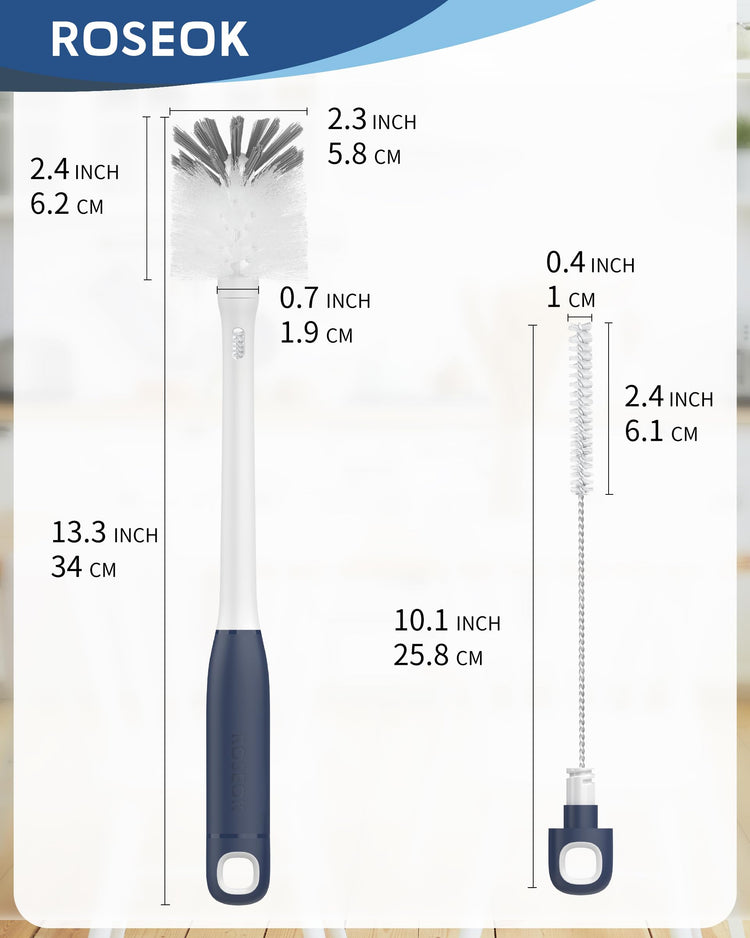 Bottle Brush with Straw Cleaner Brush