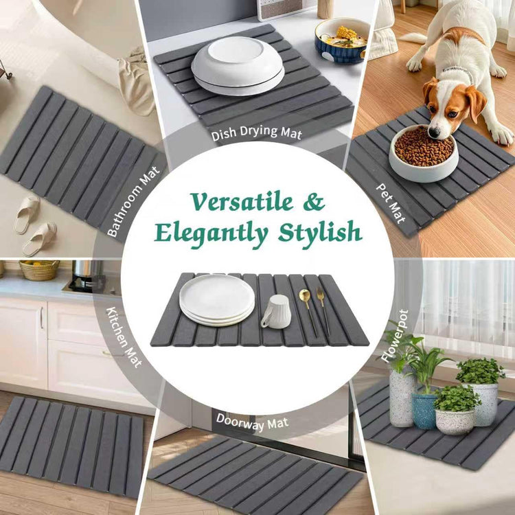 Stone Dish Drying Mat for Kitchen Counter
