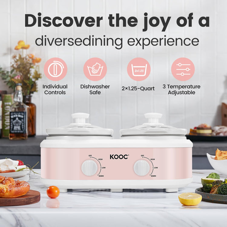 Double Small Slow Cooker