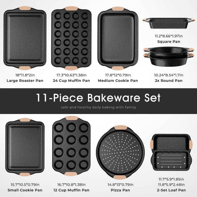 11 Piece Baking Pans Set