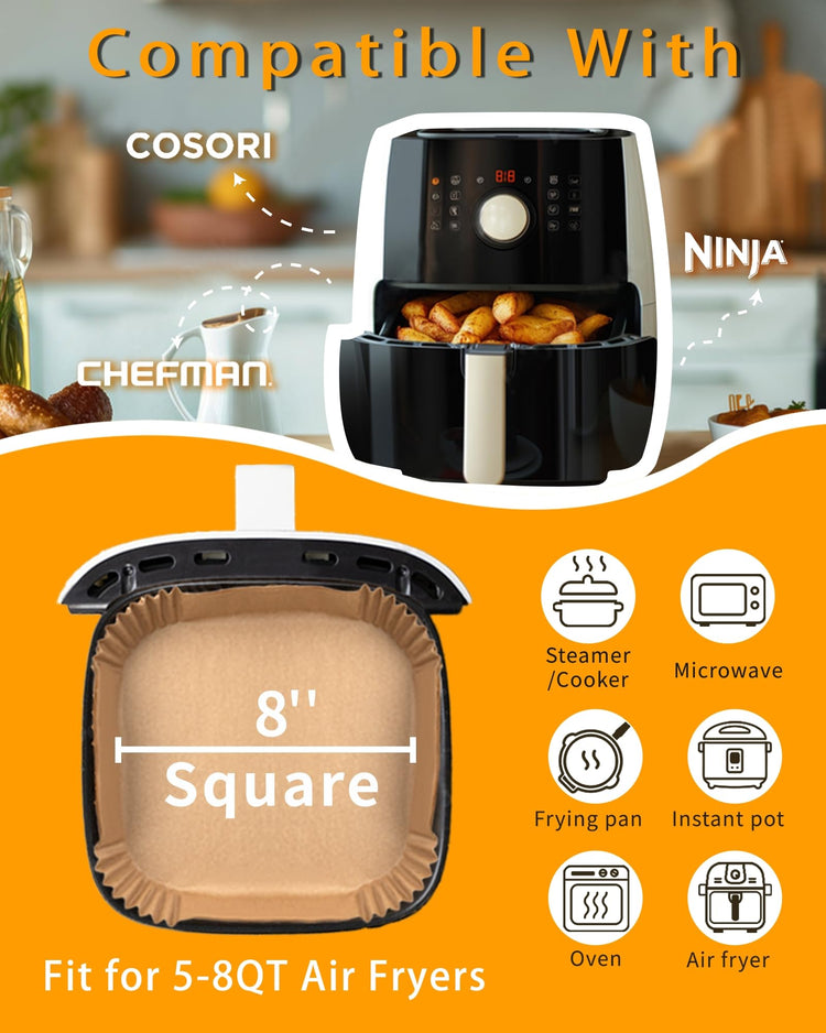 500Pcs Air Fryer Paper Liners (500 Count)