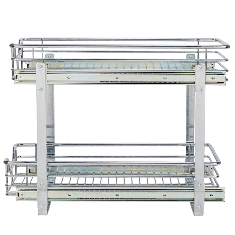 Chrome Plated Steel Dual (Dual Slide / 11.75" - Extended)