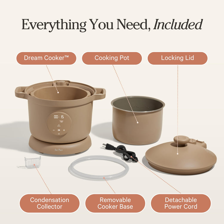 Dream Cooker 6 Qt Ceramic Nonstick Pressure Cooker & Multicooker
