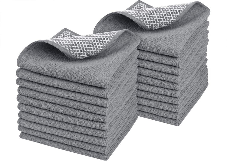 Dish Cloth for Washing Dishes Kitchen Washcloth Cleaning Cloth (20 Count)
