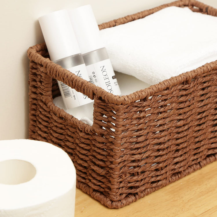 Woven Baskets for Storage (2 Count)