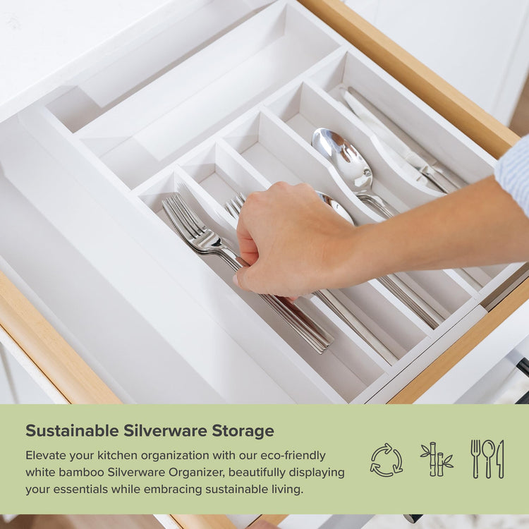 Silverware & Utensil Drawer Organizer