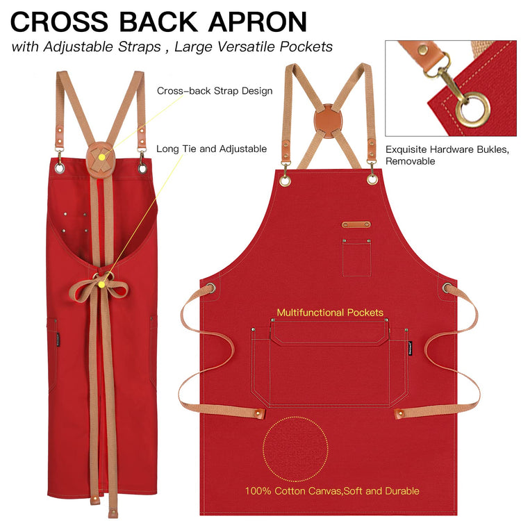 Chef Apron Men Women (6 Count)