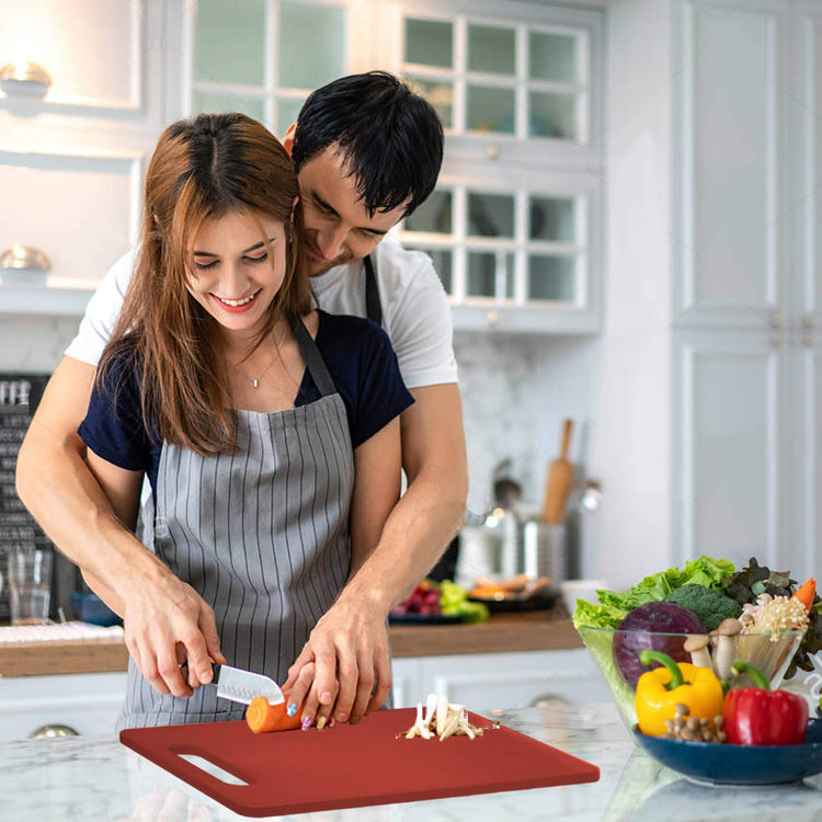 Plastic Utility Cutting Board with Handles