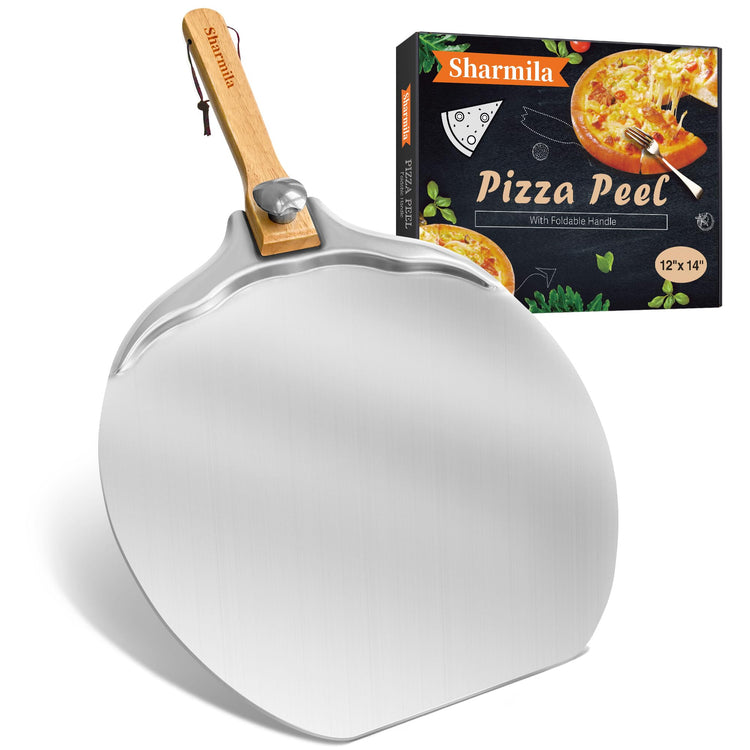 Pizza Peel 12 Inch Apple Shaped Aluminum Paddle
