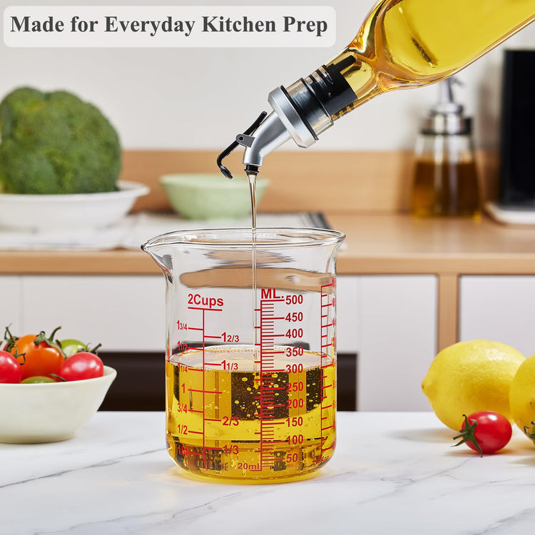 High Borosilicate Glass Measuring Cup