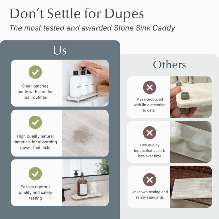 Home Stone Kitchen Sink Caddy