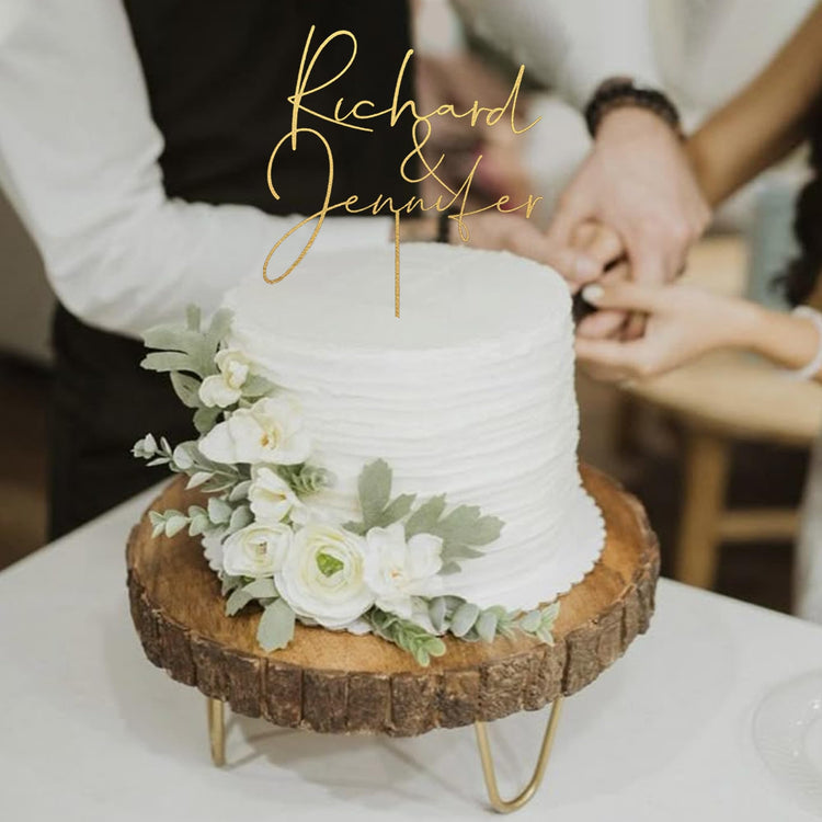 Personalized Wedding Cake Topper