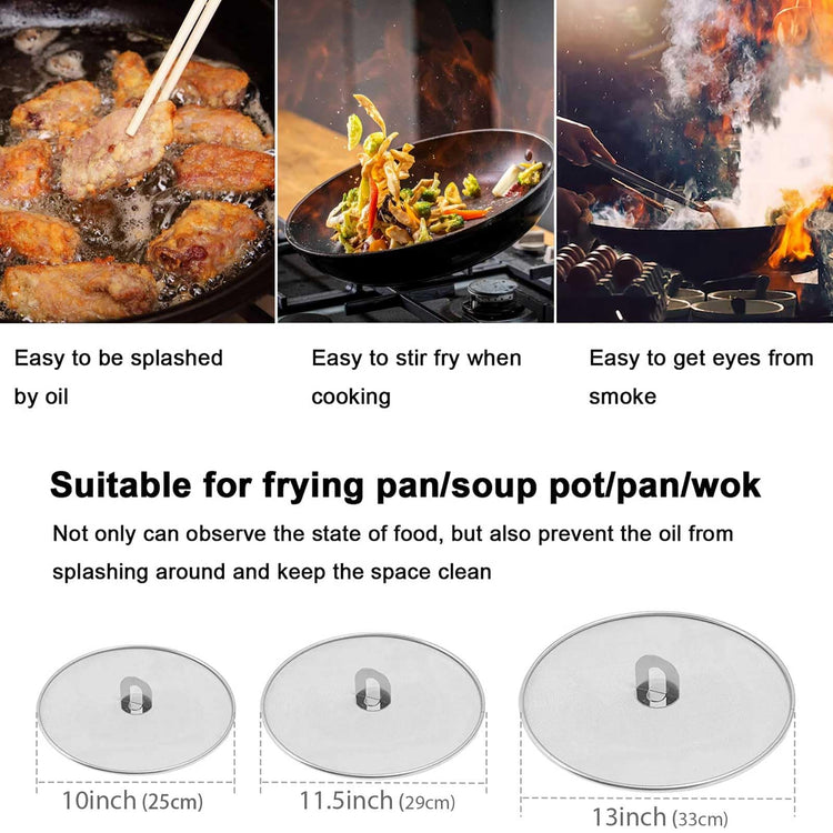 Splatter Screen for Frying Pan (3 Count)
