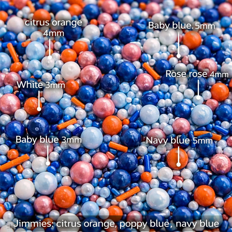 Citrus Blue Celebration Sprinkle Mix
