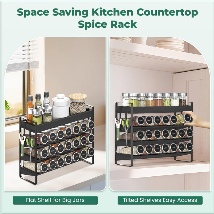 Spice Seasoning Rack Organizer Kitchen Countertop