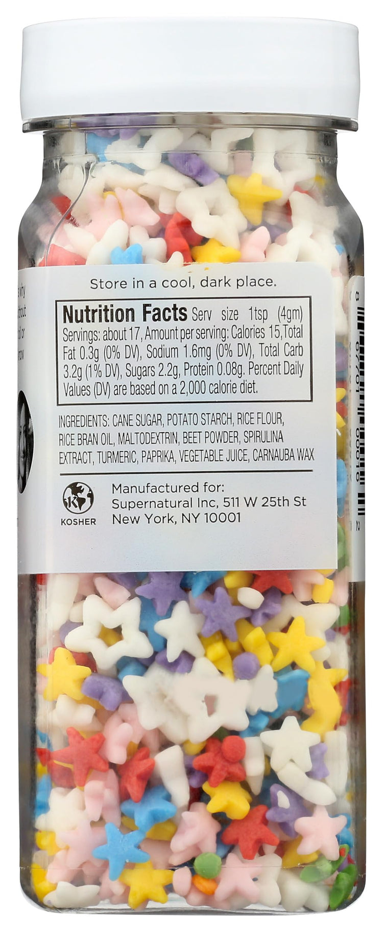 Rainbow Starfetti Sprinkles (3 Ounce)