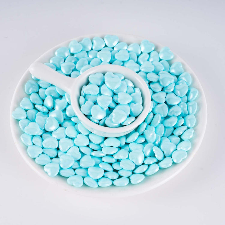 Blue Heart Shapes Sprinkles (4.58 Ounce)