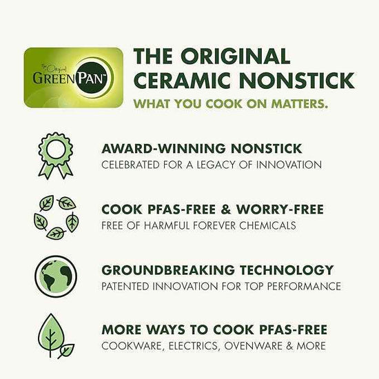 GreenPan Nonstick Reserve Pro 10 Piece Cookware Set, NSF Certified Ceramic, Hard Anodized PFAS-Free Pots & Pans Set with Lids, Stainless Steel Handles, Oven & Dishwasher Safe, Twilight Blue