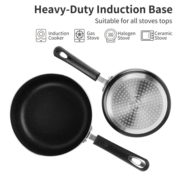 Nonstick Saucepan Set with Lid