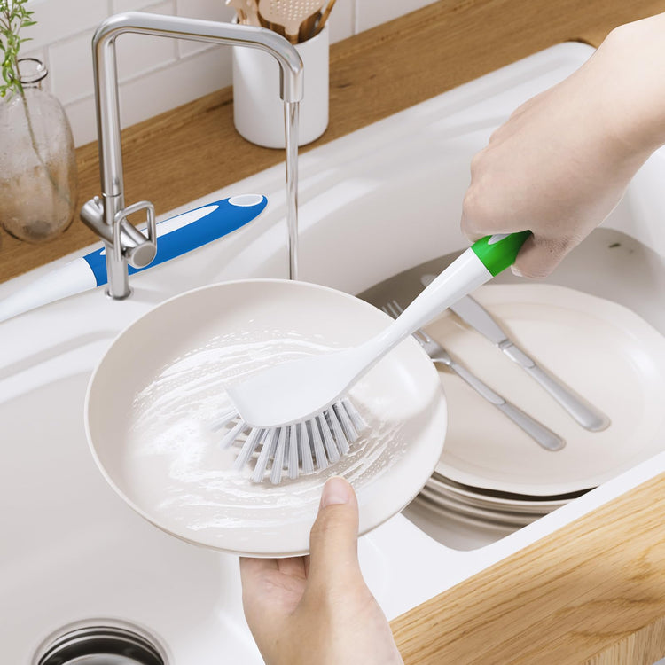 Dish Brush with Handle (2 Count)