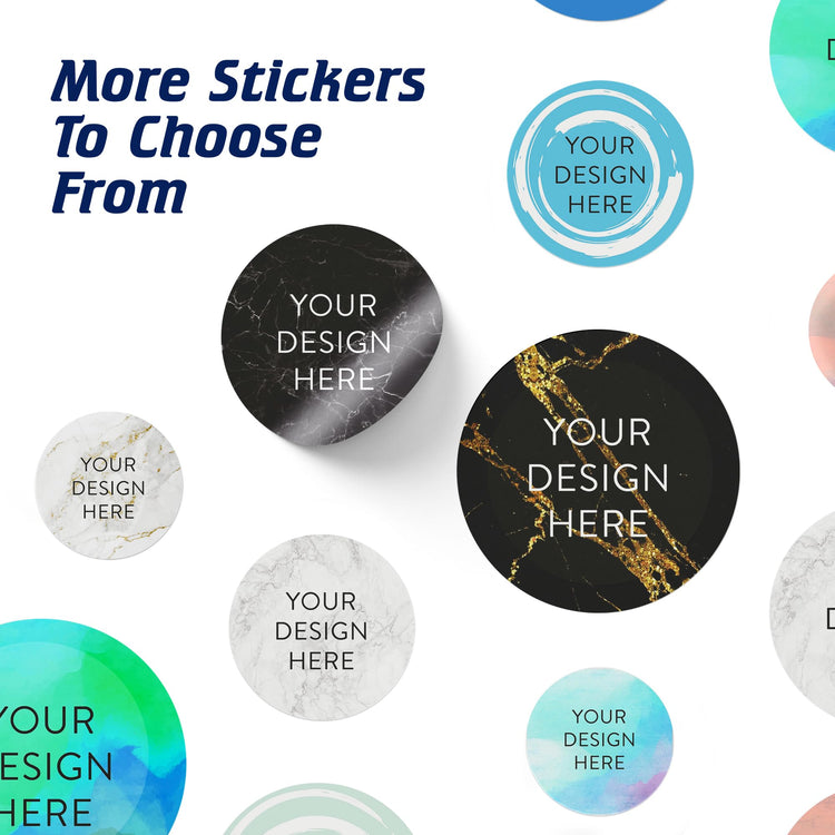 Custom Vinyl Stickers Your Image (100 Count)