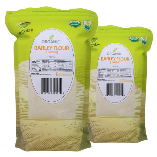 McCabe Organic Barley Flour - Barley Flour for Cooking and Baking | Rich in Fiber | USDA and CCOF Certified | Product of USA | 2 lbs (32 Oz) Pack of 2 - Nestoria