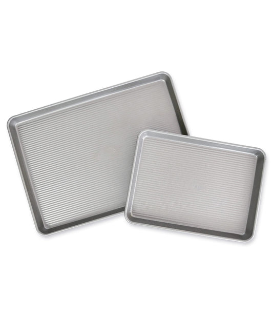 Nonstick Half Sheet Pan and Quarter Sheet Pan (2 Count)