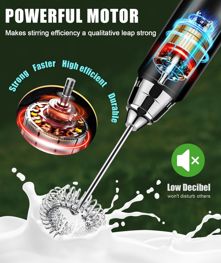 Handheld Milk Frother Wand for Coffee