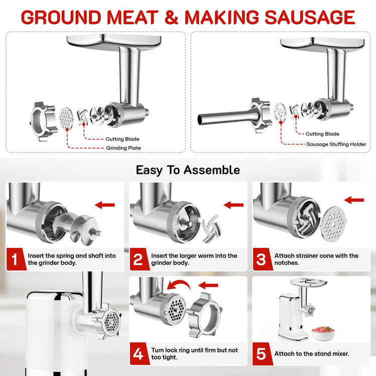 Meat Grinder 2800W Peak Power Electric