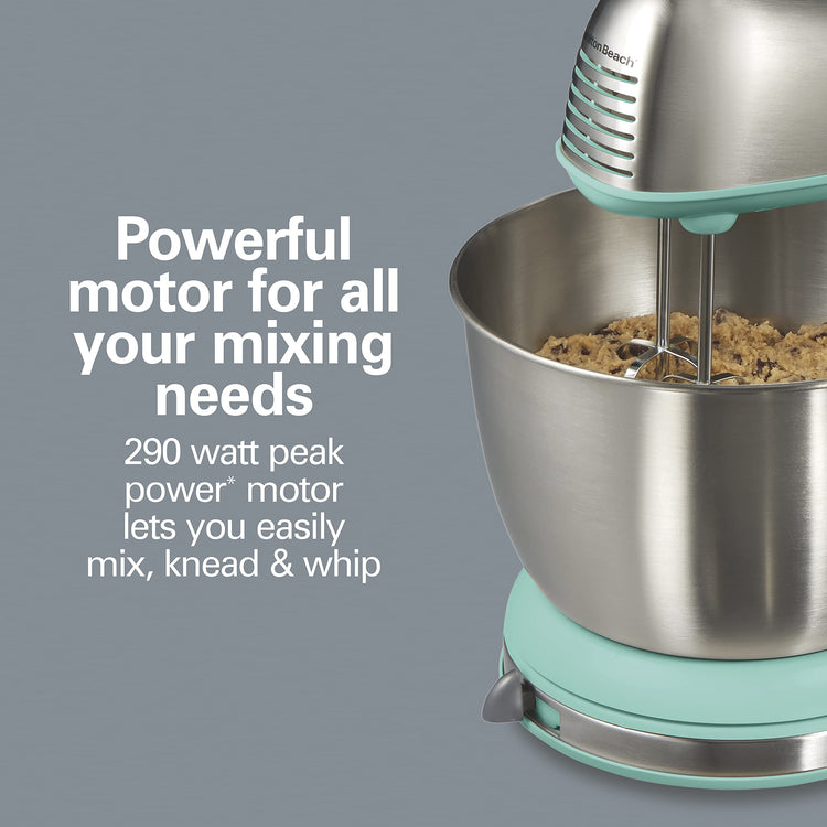 Classic Electric 4 Qt Stand Mixer & Hand Mixer With 6 Speeds