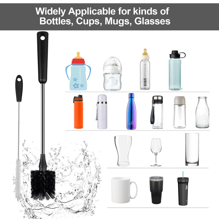 Water Bottle Brush with Straw Cleaner