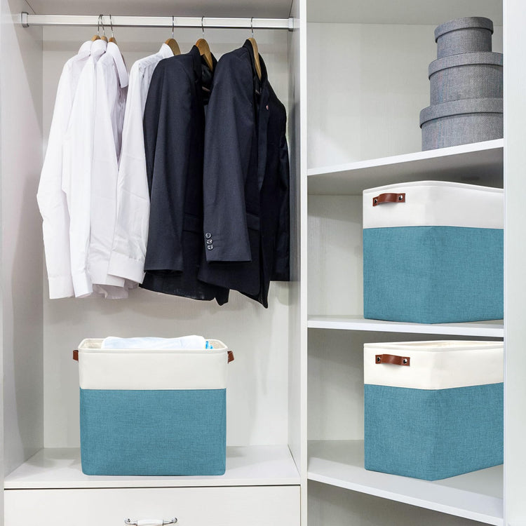 Large Fabric Storage Baskets (3 Count)