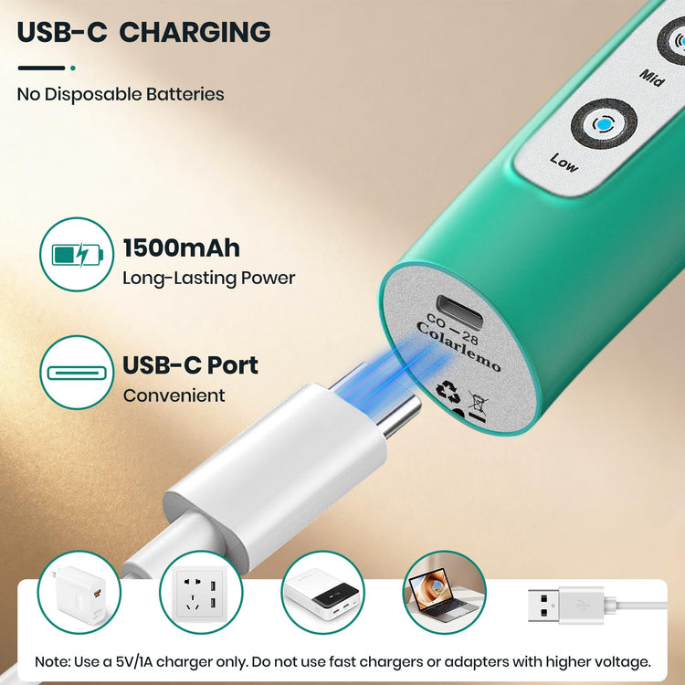Milk Frother Handheld Rechargeable