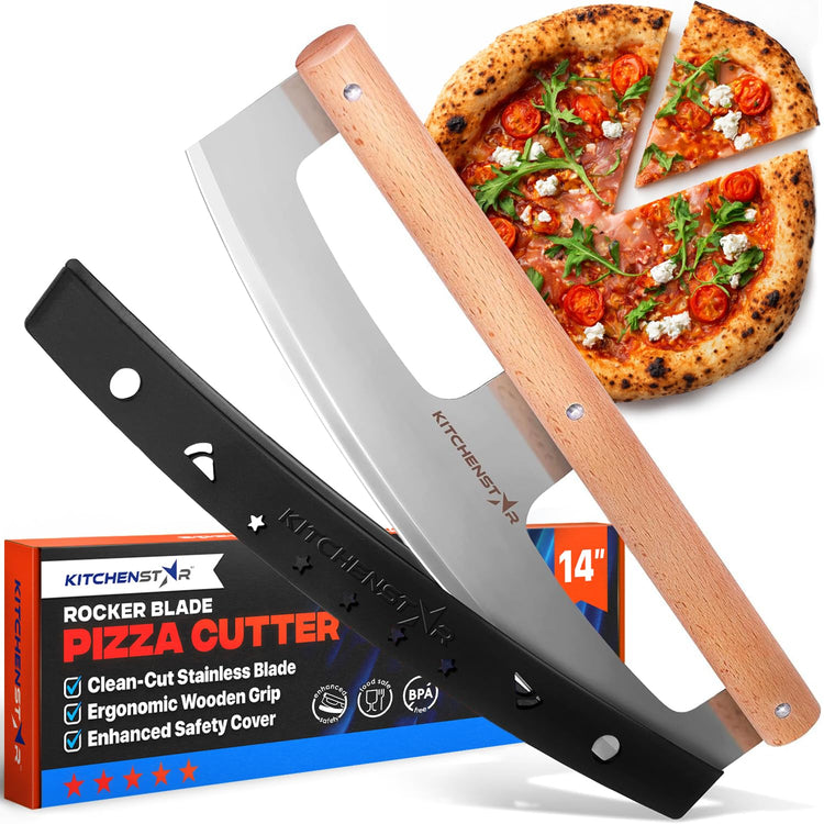 14 Inch Pizza Cutter Rocker Blade