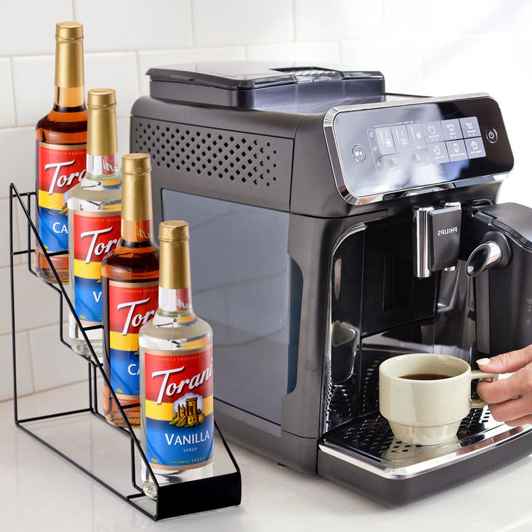 Coffee Syrup Rack for Coffee Bar Accessories