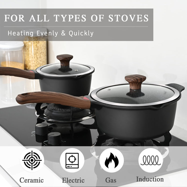 4QT Nonstick Stockpot with Lid
